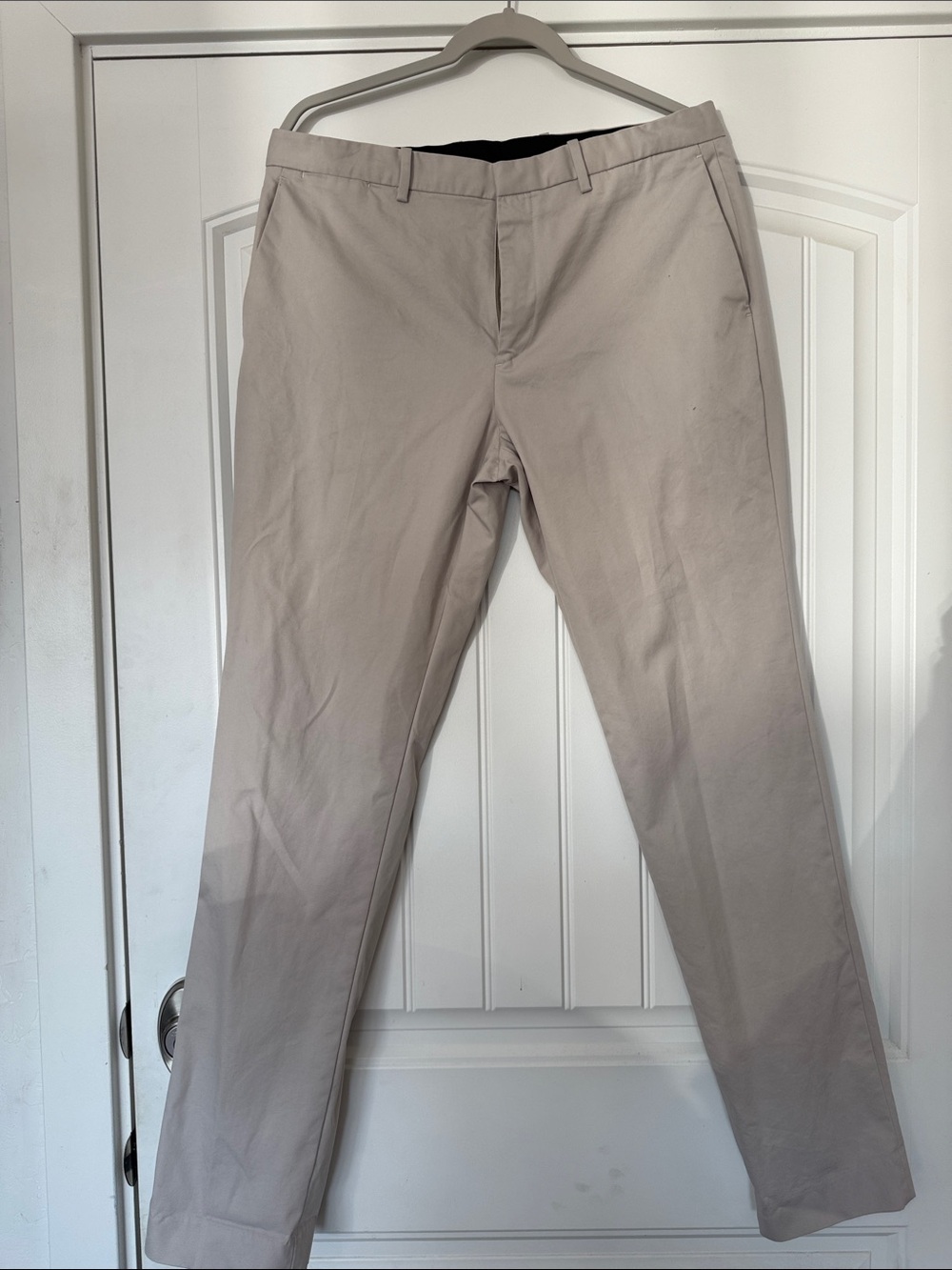 Theory Men's Dress Pants — Light Beige